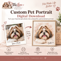 Custom Pet Portrait – Digital Download